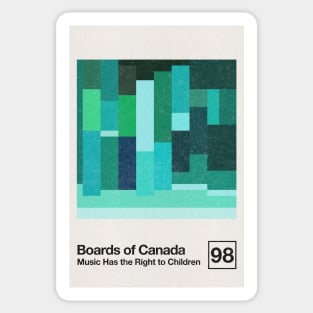 BOC / Minimal Graphic Artwork Poster Design Sticker